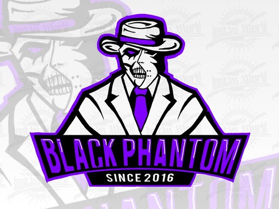 Black Phantom logo sketch
