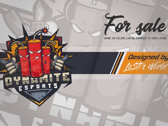 Dynamite eSports mascot logo