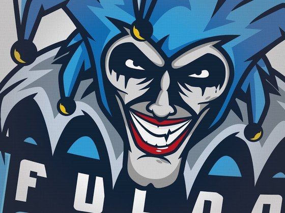 Created the Fulda Jesters mascot logo