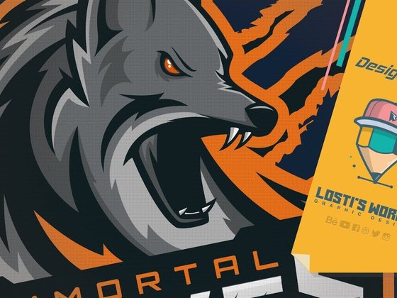 Immortal Wolves logo