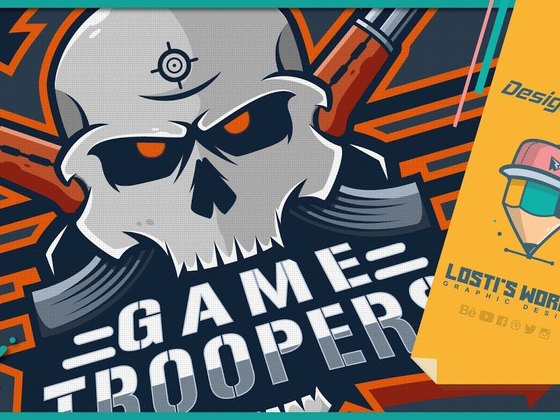 GameTroopers Mascot logo
