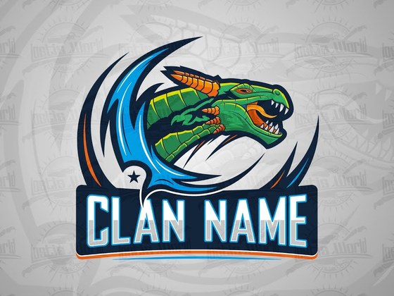 Created a Dragon Team Logo - eSports
